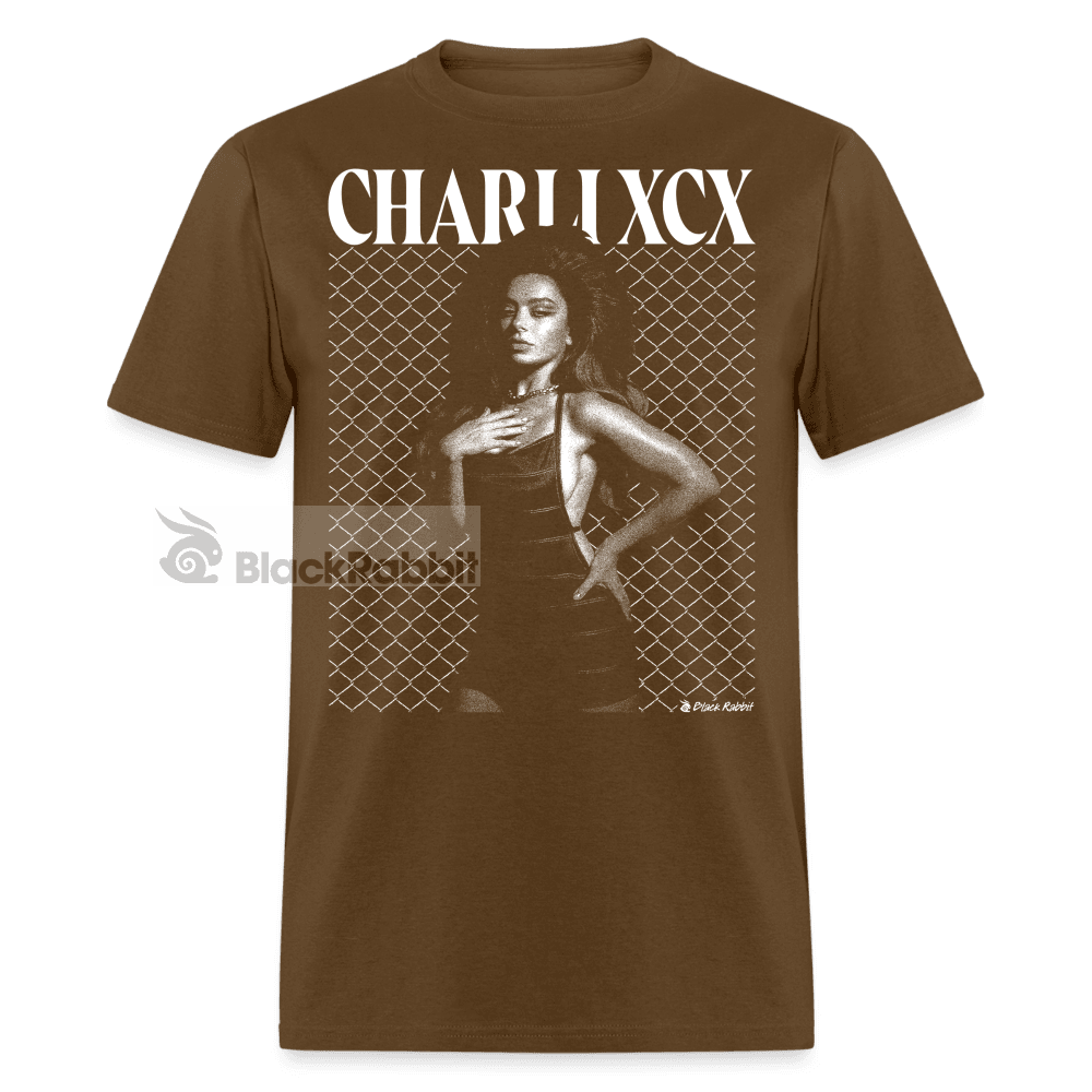 Charli XCX Glamour Noir Retro Vintage Bootleg Unisex Classic T-Shirt - brown