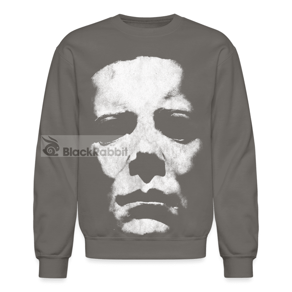 Halloween - Michael Myers Mask Unisex Crewneck Sweatshirt - asphalt gray