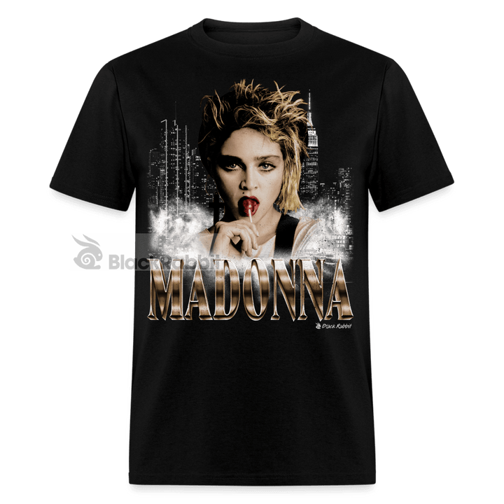 Madonna Lollipop NYC Retro Vintage Bootleg Unisex Classic T-Shirt - black