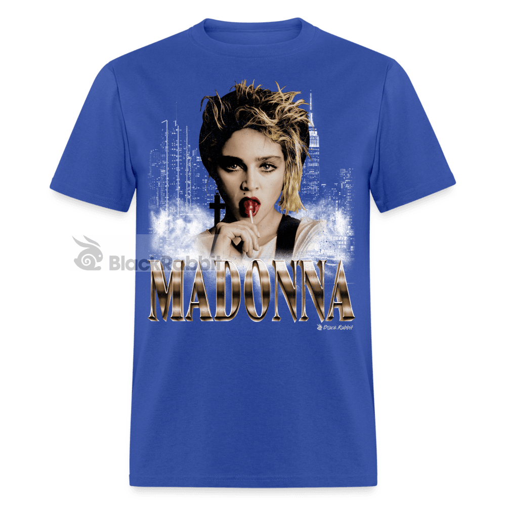Madonna Lollipop NYC Retro Vintage Bootleg Unisex Classic T-Shirt - royal blue