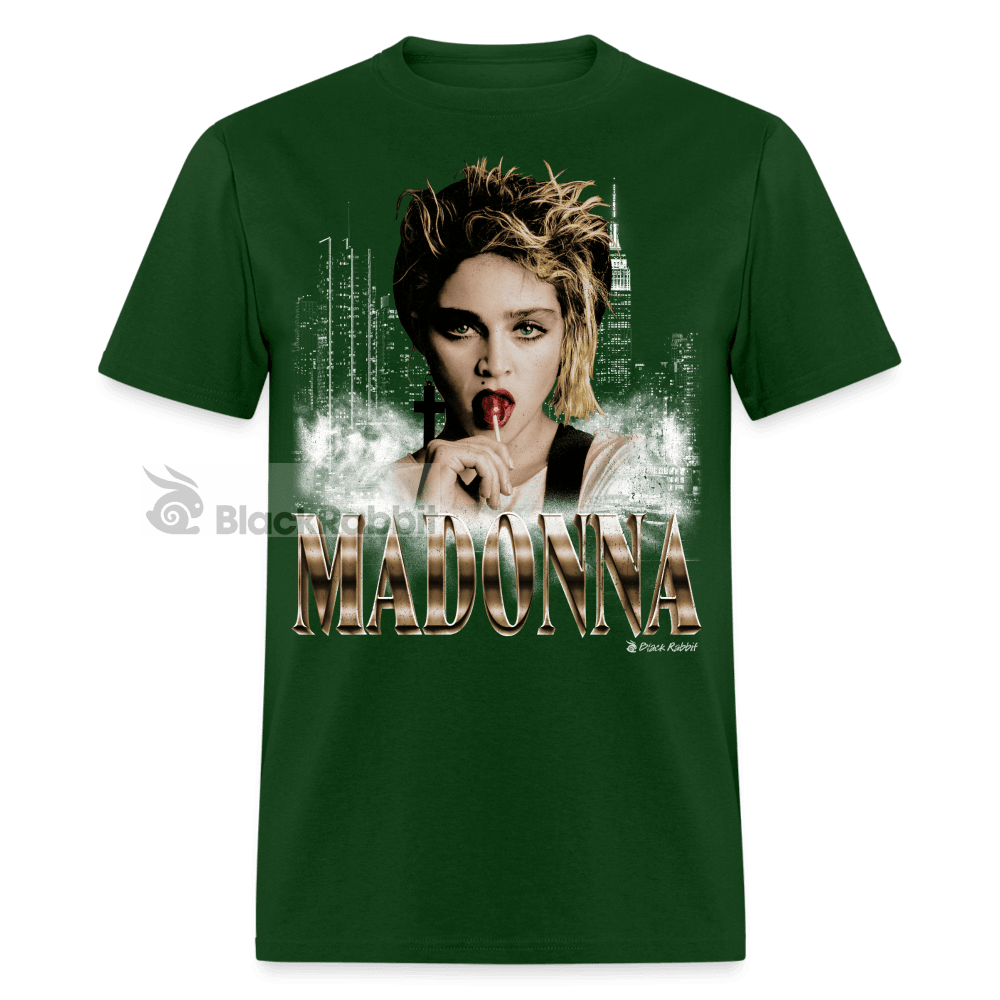Madonna Lollipop NYC Retro Vintage Bootleg Unisex Classic T-Shirt - forest green
