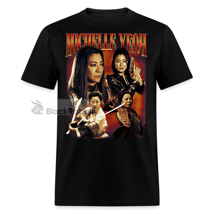 Michelle Yeoh Retro Vintage Bootleg Unisex Classic T-Shirt - black