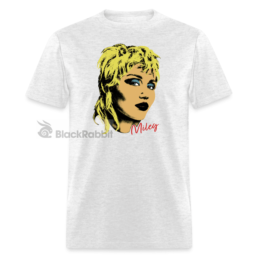 Miley Cyrus Retro Vintage Warhol Pop Style Unisex Classic T-Shirt Active - light heather gray