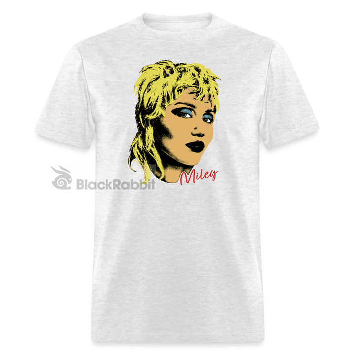 Miley Cyrus Retro Vintage Warhol Pop Style Unisex Classic T-Shirt Active - light heather gray