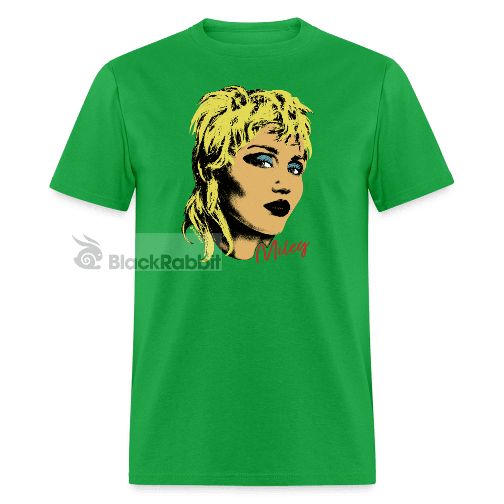 Miley Cyrus Retro Vintage Warhol Pop Style Unisex Classic T-Shirt Active - bright green