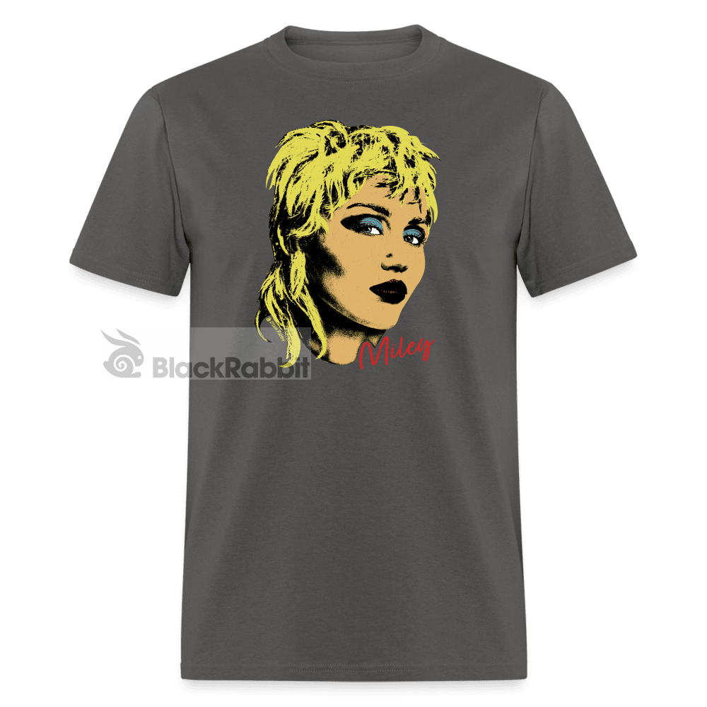 Miley Cyrus Retro Vintage Warhol Pop Style Unisex Classic T-Shirt Active - charcoal