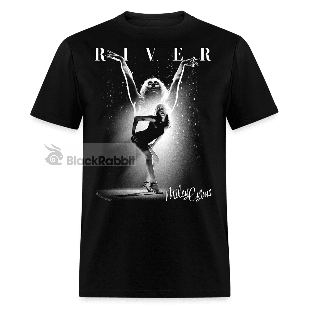 Miley Cyrus River Retro Vintage Unisex Classic T-Shirt - black