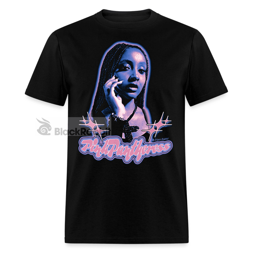 Pink Pantheress Retro Vintage Bootleg Unisex Classic T-Shirt - black