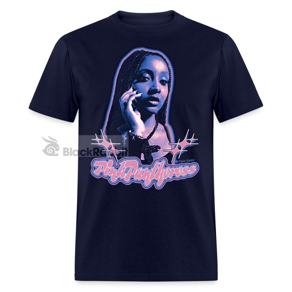 Pink Pantheress Retro Vintage Bootleg Unisex Classic T-Shirt - navy