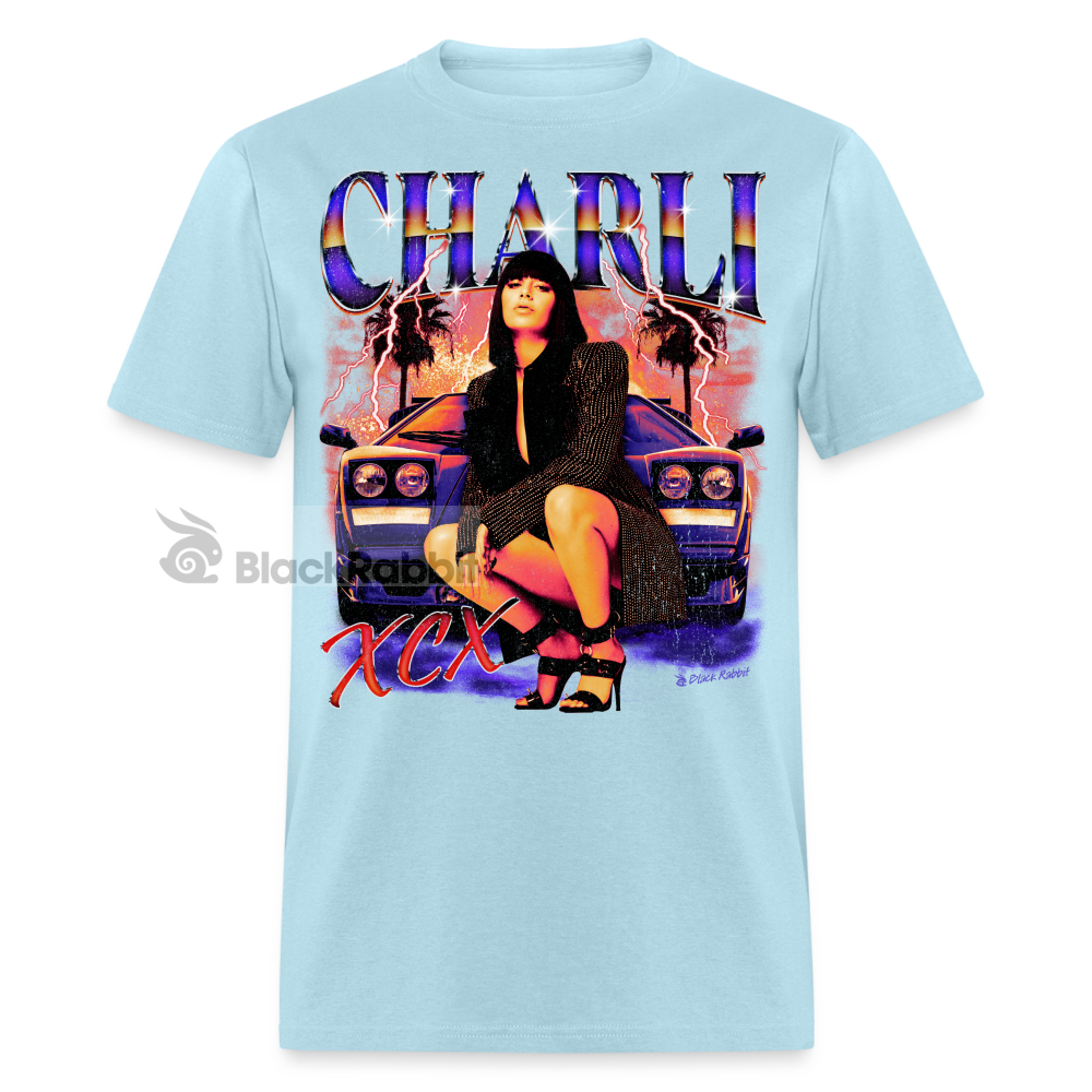 Charli XCX Retro Vintage Bootleg Unisex Classic T-Shirt - powder blue