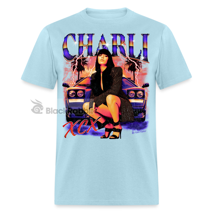 Charli XCX Retro Vintage Bootleg Unisex Classic T-Shirt - powder blue