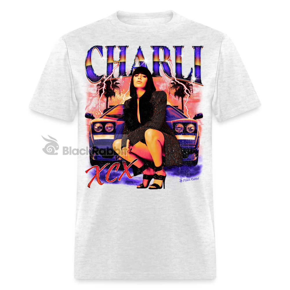 Charli XCX Retro Vintage Bootleg Unisex Classic T-Shirt - light heather gray