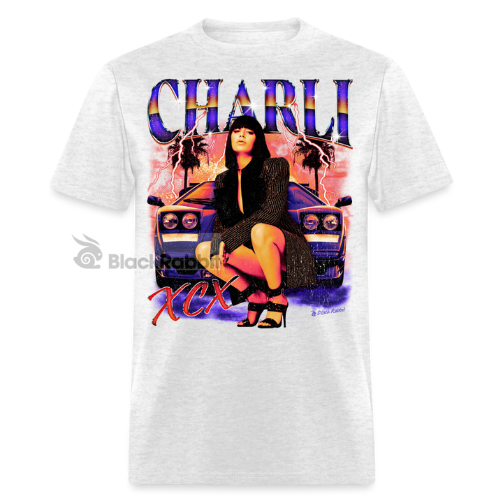 Charli XCX Retro Vintage Bootleg Unisex Classic T-Shirt - light heather gray