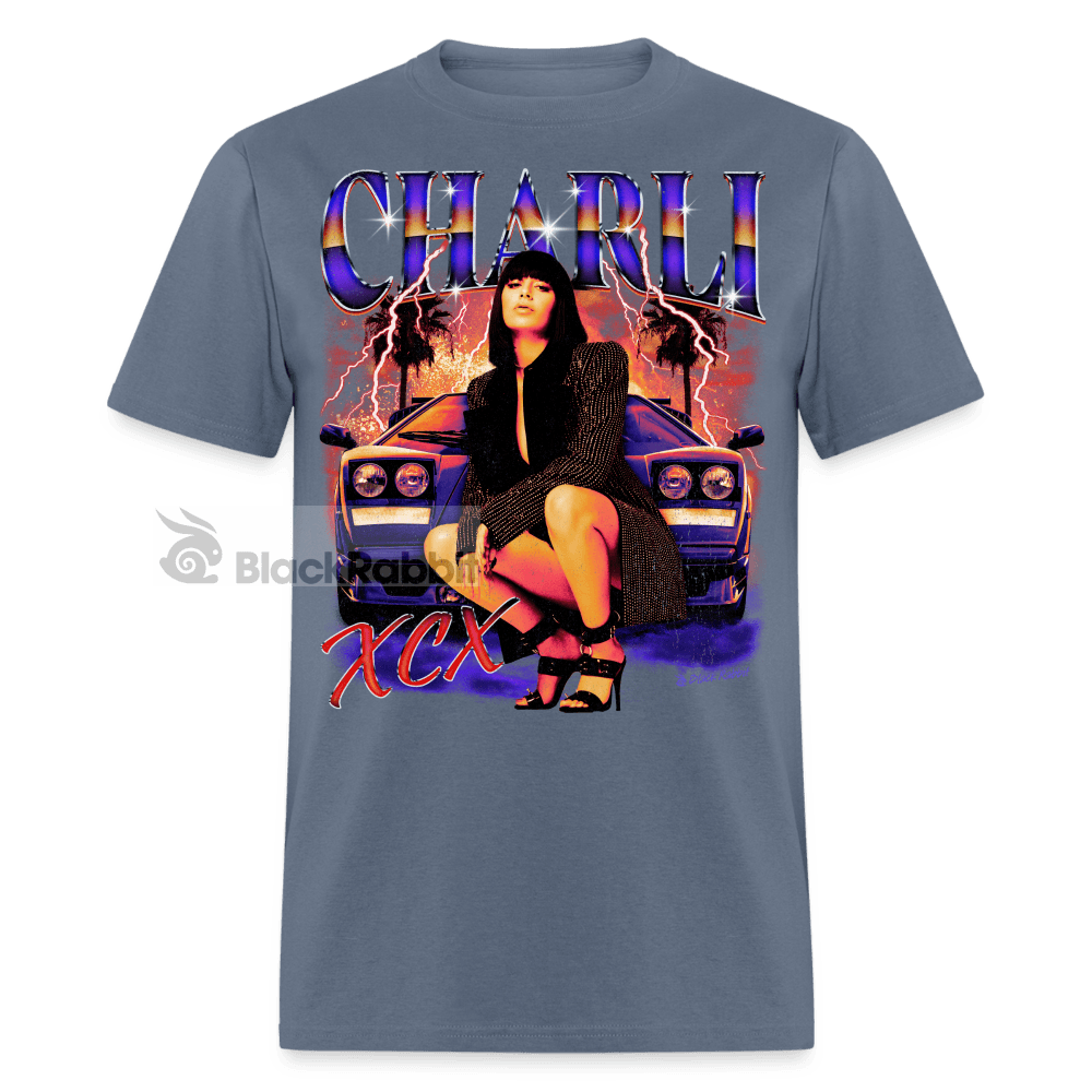 Charli XCX Retro Vintage Bootleg Unisex Classic T-Shirt - denim