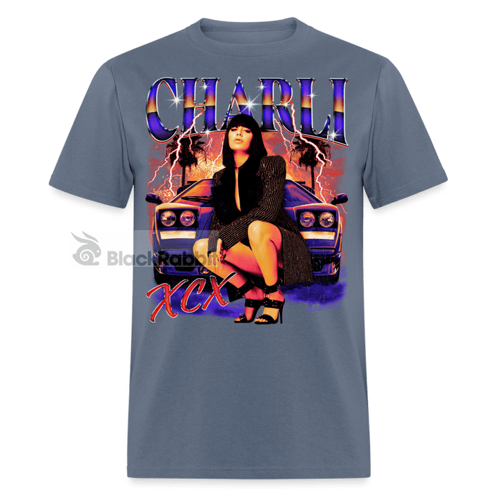 Charli XCX Retro Vintage Bootleg Unisex Classic T-Shirt - denim