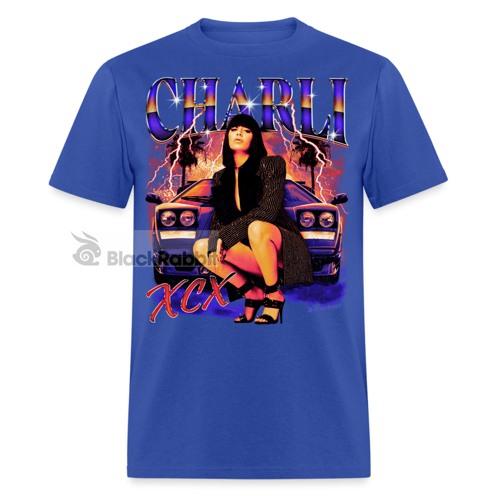 Charli XCX Retro Vintage Bootleg Unisex Classic T-Shirt - royal blue