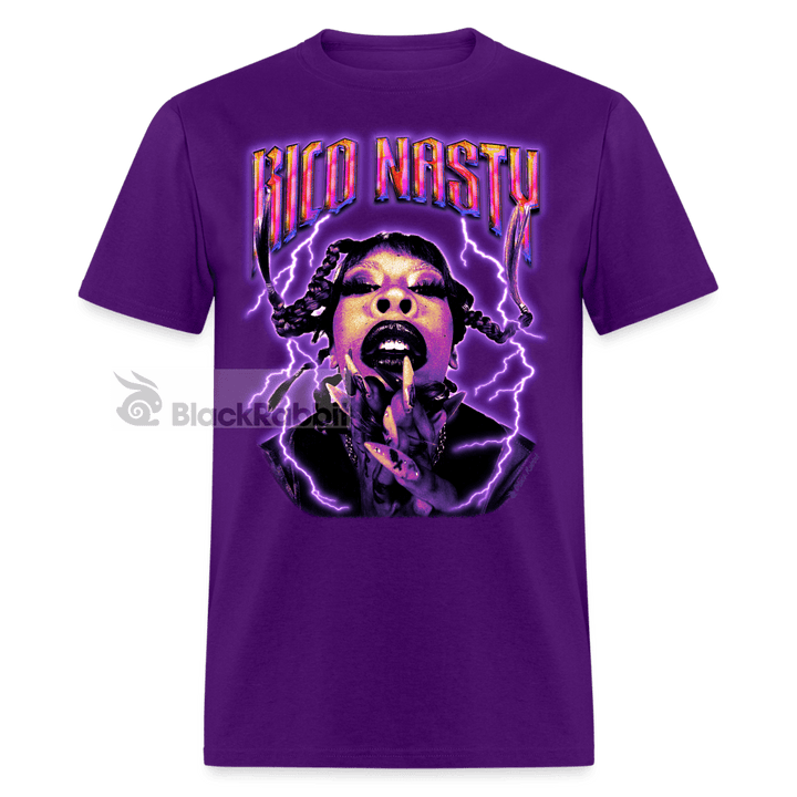 Rico Nasty Retro Vintage Bootleg Unisex Classic T-Shirt - purple