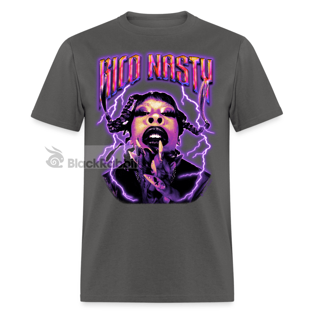 Rico Nasty Retro Vintage Bootleg Unisex Classic T-Shirt - charcoal