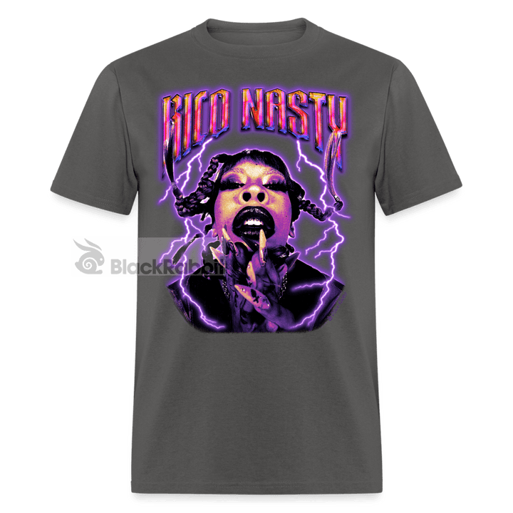 Rico Nasty Retro Vintage Bootleg Unisex Classic T-Shirt - charcoal