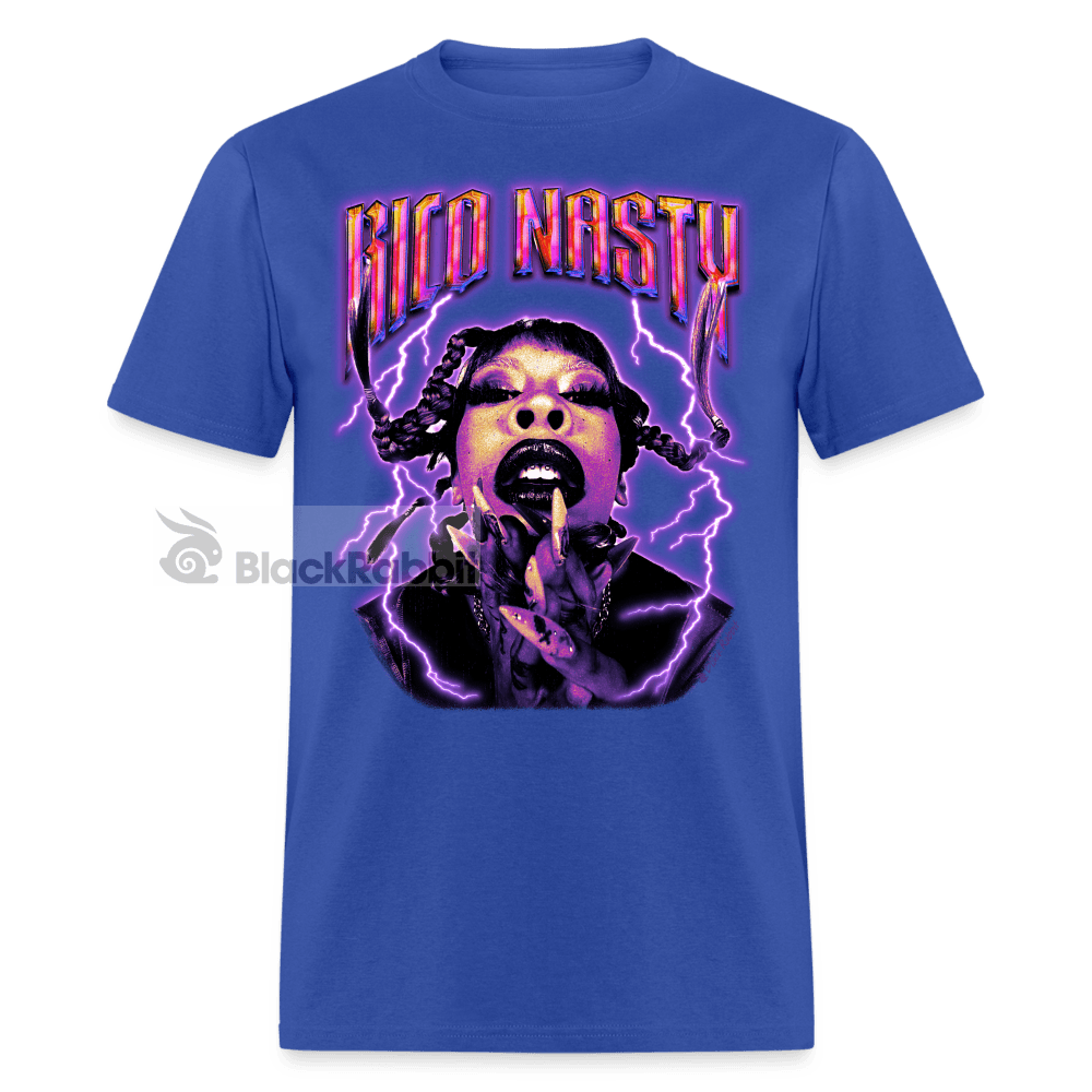 Rico Nasty Retro Vintage Bootleg Unisex Classic T-Shirt - royal blue