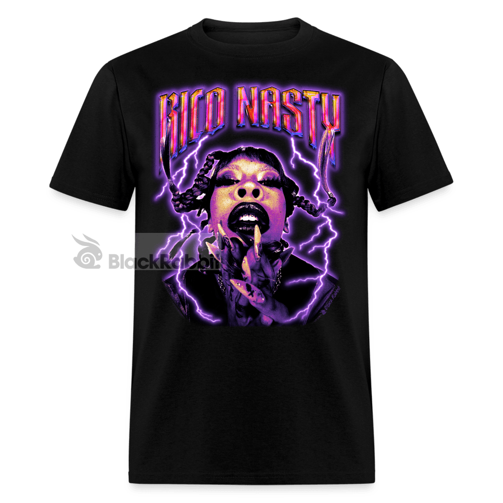Rico Nasty Retro Vintage Bootleg Unisex Classic T-Shirt - black