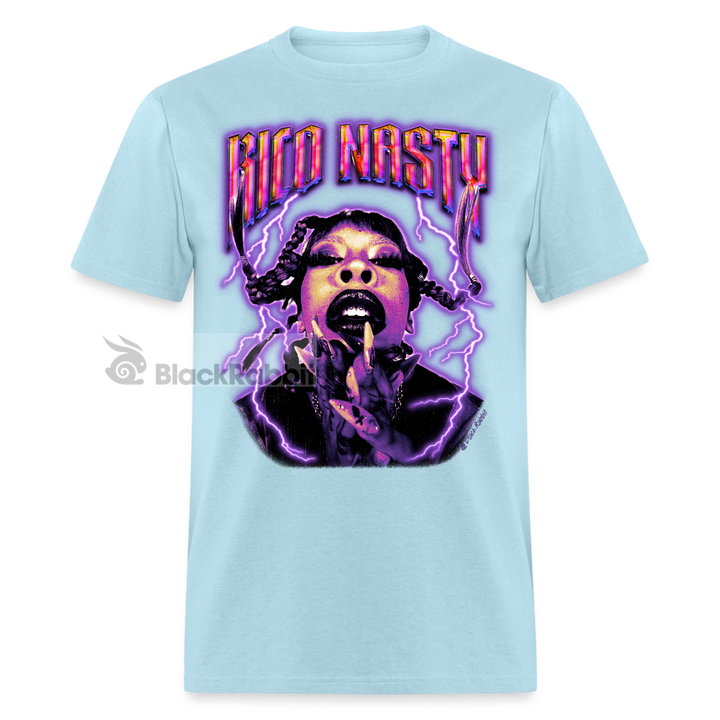 Rico Nasty Retro Vintage Bootleg Unisex Classic T-Shirt - powder blue