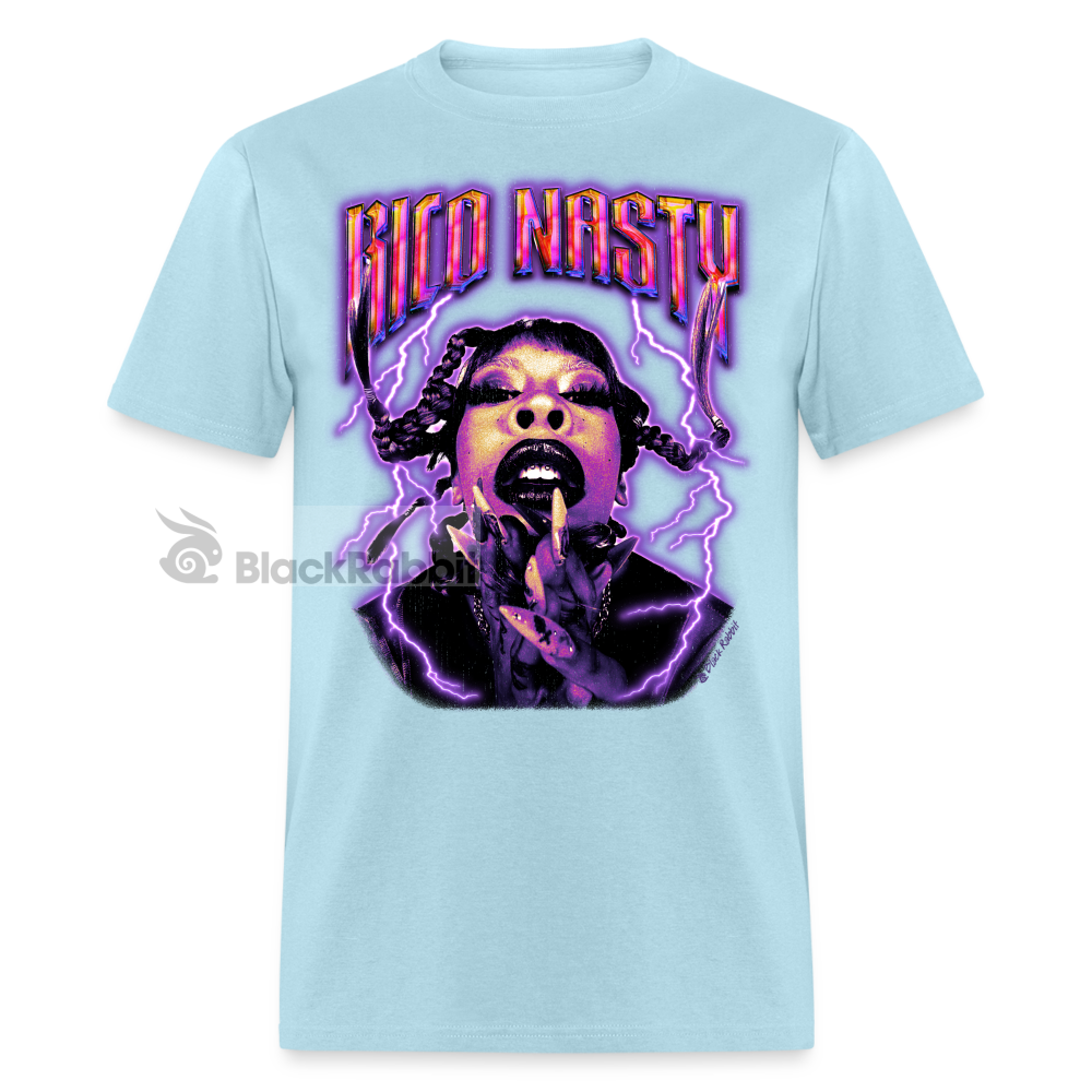 Rico Nasty Retro Vintage Bootleg Unisex Classic T-Shirt - powder blue