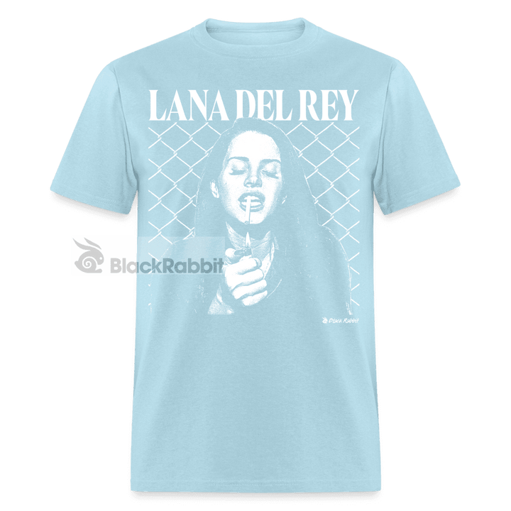 Lana Del Rey Smoking Retro Vintage Bootleg Unisex Classic T-Shirt - powder blue