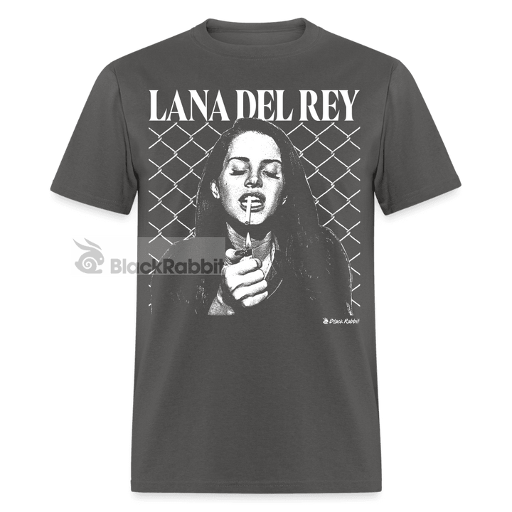 Lana Del Rey Smoking Retro Vintage Bootleg Unisex Classic T-Shirt - charcoal