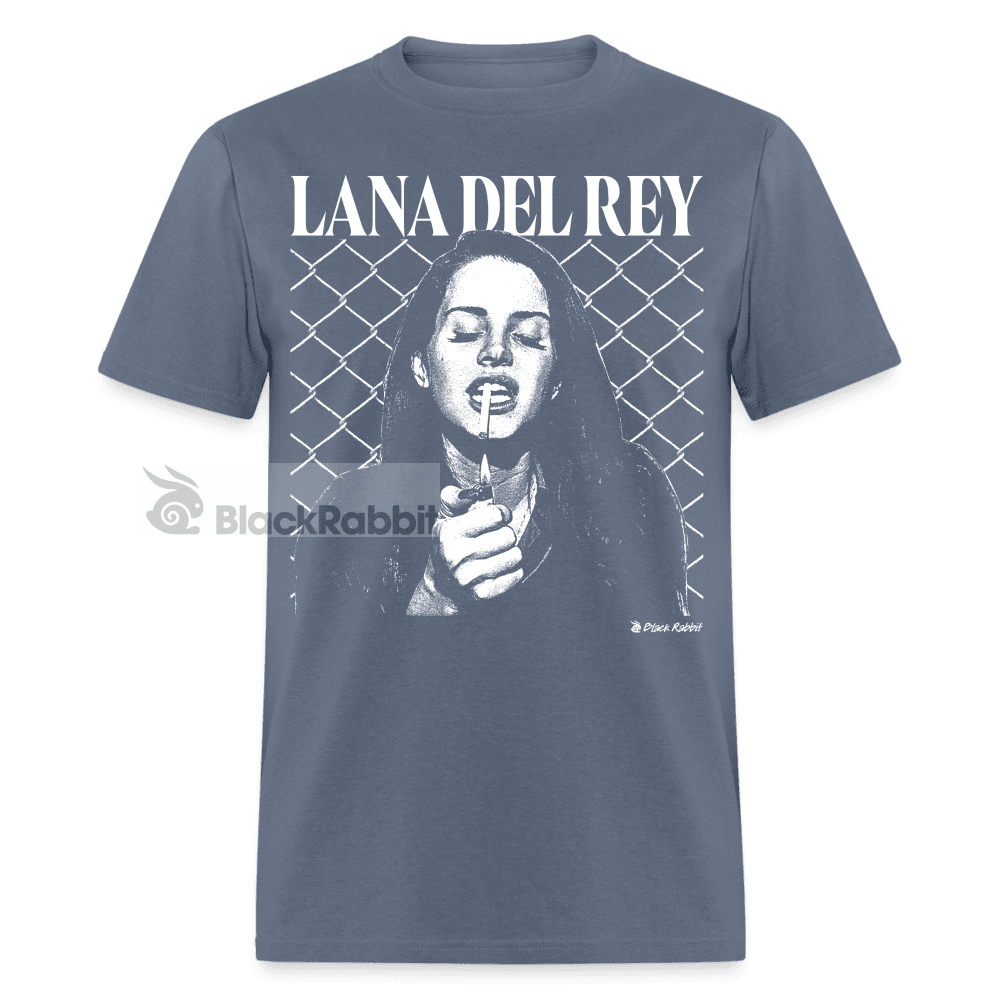 Lana Del Rey Smoking Retro Vintage Bootleg Unisex Classic T-Shirt - denim