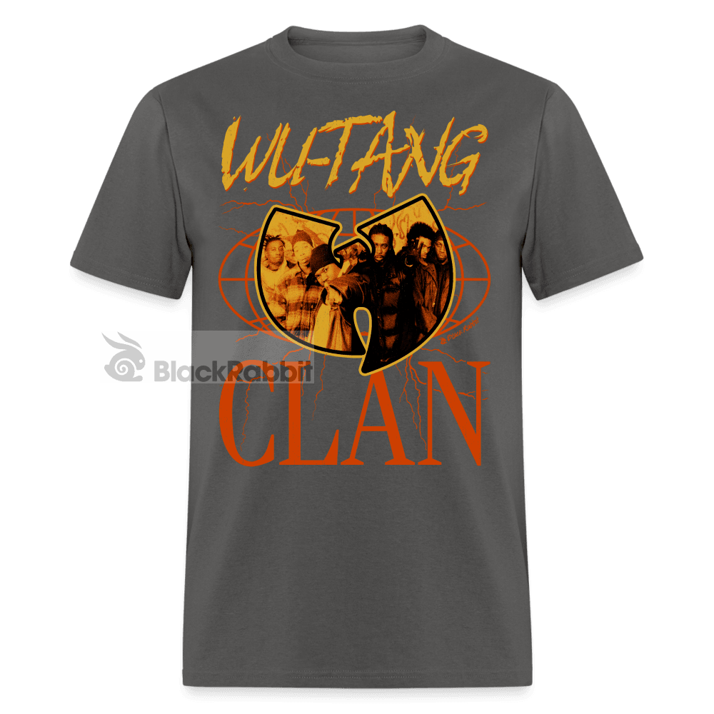 Wu Tang Clan 90s Retro Vintage Bootleg Hip Hop Unisex Classic T-Shirt - heather black
